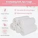 Efforest Facial Towels for Estheticians – Microfiber Soft Spa Towel for Skincare, Massage & Professional Use (White, Pack of 5)