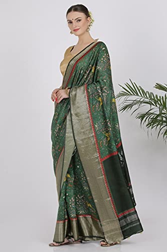 TEJAS banarasi silk saree in katan silk – image 2