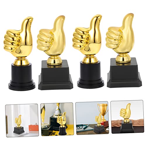 STOBOK 8 Pçs Modelos De Troféu Polegares Para Cima Para Adultos Troféus De Basquete Para Crianças Tr