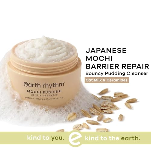 Image of Earth Rhythm Oats Mochi Cleanser - Barrier Repair with Ceramides 100g
