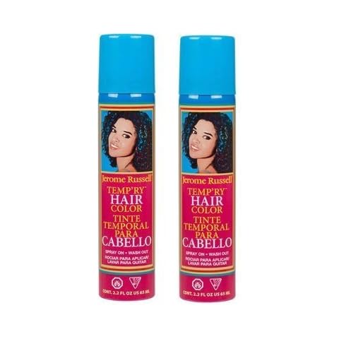 Jerome Russell Temp'ry Hair Color 2.2 Oz. Pack of 2 (Dark Blonde & Honey Blonde) Cover