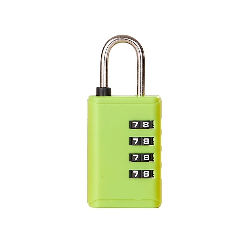 Suitcase Locks, Portable 4 Digit Combination Padlock Luggage Security Multicolor(Groen)