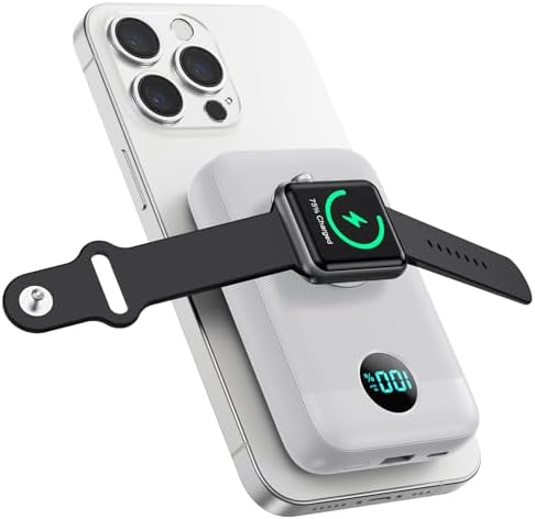 Magnetic Portable Charger 10800mAh,4-in-1...