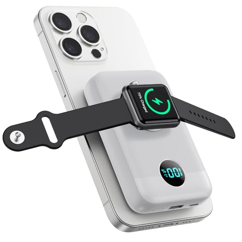 Magnetic Portable Charger Apple-Watch Charger,10800mAh 25W