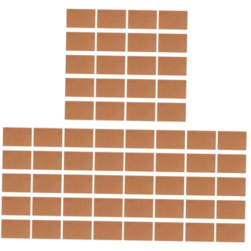 Cartes vierges kraft NUOBESTY lot de 120 pièces en carton épais pour graffiti et peinture DIY