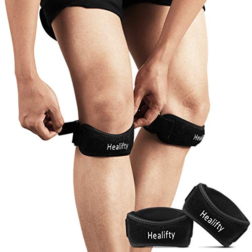 Healifty Rodillera Rotuliana - 2PCS Rodilla Rótula Ajustable para Aliviar el Dolor...