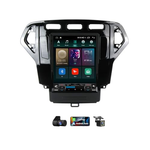 Pantalla Android 14 de 9" para Ford Mondeo: viaja conectado con CarPlay y GPS
