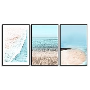 signwin 3 Piece Framed Canvas Wall Art Colorful...