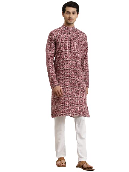 Image of SOJANYA (Since 1958, Men's Silk Blend Grey Kurta Pyjama & Silk Blend Jacket Combo