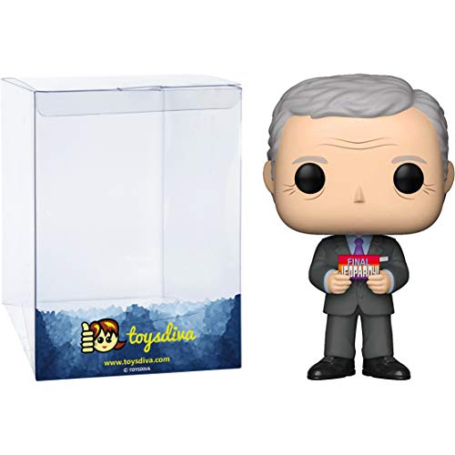 Alex Treb E K: Fun Ko P O P ! Tv Vinyl Figure Bundle With 1 Compatible 'Toysdiva' Graphic Protector (38598 - B)