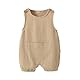 Huaqgu Sommer-Baby-Strampler, atmungsaktiver Overall für Mädchen und Jungen, Musselin-Nachtwäsche, Kleidung, Duschgeschenk für Säuglinge und Kleinkinder