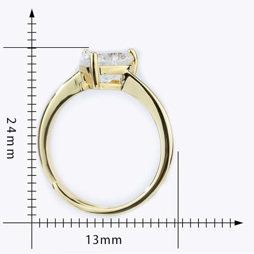 Sterling Silver Heart Embrace Engagement Ring, Solitaire with Adjustable Band