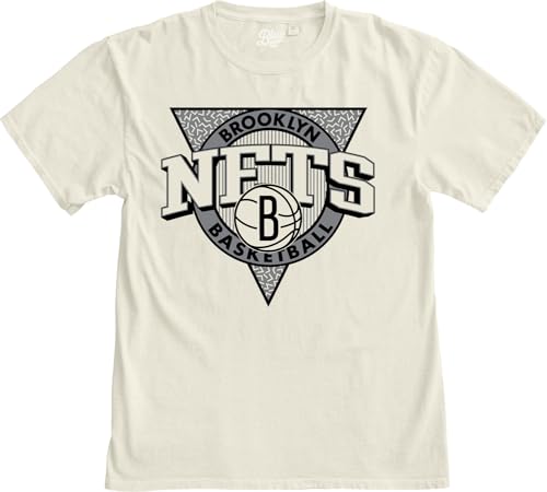 Blue 84 Standard NBA Officially Licensed T-Shirt Ringspun Triblock Ivory by Blue 84 - Used condition - Image 2