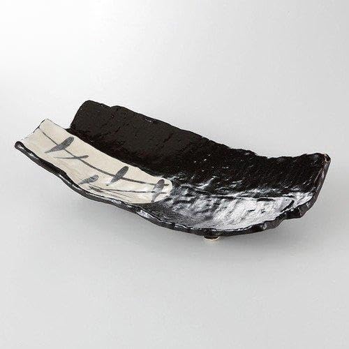 黒岩卓実 たくみ窯 織部皿 5枚 四つ脚 作家 美濃焼 銘々皿 作家