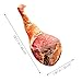 VOSAREA 1pc Creative Ham Doll Pillow Realistic Bacon Food Throw Pillow for Fun Pranks Unique Decorative Bolster for Sofa Bed Office and Car