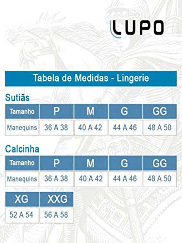 Loba Calcinha Básica algodão Feminino, Preto, M