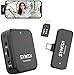 Micrófono Inalámbrico para Móvil, SYNCO G1TL 2,4 GHz Wireless Micro de Solapa Lightning [Apple MFi Certificado] y Tipo C con 9 Efectos Vocales Creativos para iPhone iPad Teléfono Android Laptop Tablet