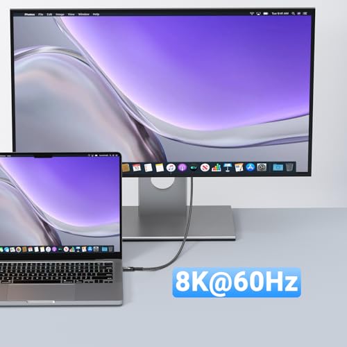 JBTOP USB 4.0 Cable(1FT, 2packs) Compatible for Thunderbolt 4/3 Cable 40Gbps High Speed Data Transfer 240W, 40Gbps, 8K HD Display Compatible with iPhone 16/15 Pro Max, MacBook, XPS, Surface by JBTOP - Image 6