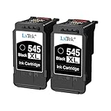 LxTek Cartouches d'encre Remplacement pour Canon 545XL PG-545 XL pour PIXMA MX495 MX490 iP2800 iP2850 MG2450 MG2550 MG2920 MG2950 MG2550S MG2555 MG2555S MG2950S MG2955 (Noir, 2-Pack)