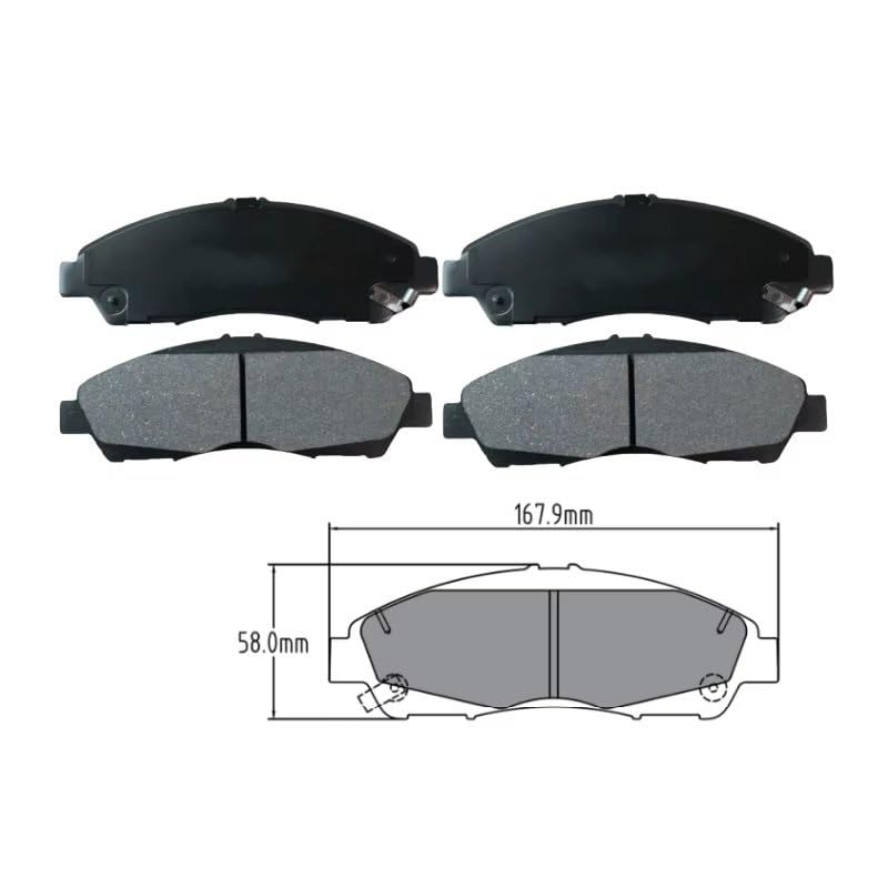 Plaquettes de frein avant et arrière pour Chevrolet Blazer modèle 22972580-55020