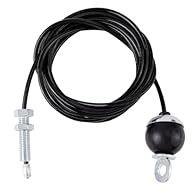 Package Content: You will receive 1 fitness pulley cable, which is long enough for you to do exercise. Product Material: This pulley cable is made of great quality steel wire and PU, which are reliable, sturdy, not easy to wear, break or deform and p...