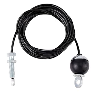 Package Content: You will receive 1 fitness pulley cable, which is long enough for you to do exercise. Product Material: This pulley cable is made of great quality steel wire and PU, which are reliable, sturdy, not easy to wear, break or deform and p...