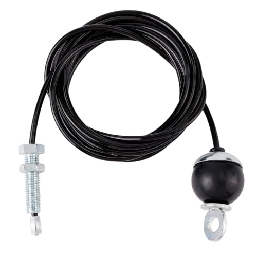 NQEUEPN 118in Fitness Pulley Cable, Home Gym Replacement Cables Pulley System Gym Heavy Duty Fitness Steel Wire Rope for Pulley Machine Accessories Home Gym (Fixed Style with Screw) NQEUEPN 118in Fitness Pulley Cable, Home Gym Replacement Cables Pulley System Gym Heavy Duty Fitness Steel Wire Rope for Pulley Machine Accessories Home Gym (Fixed Style with Screw)