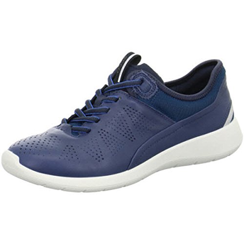 ECCO Soft 5, Scarpe da Ginnastica Basse Donna, Blu...