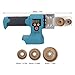 Plastic Water Pipe Welder, Handheld Digital Socket Fusions Welder Kit, 240W Rechargeable PPR Pipe Welding Machine with 6 Die Heads for PPR PE PVC HDPE Pipe (220 to 320℃)