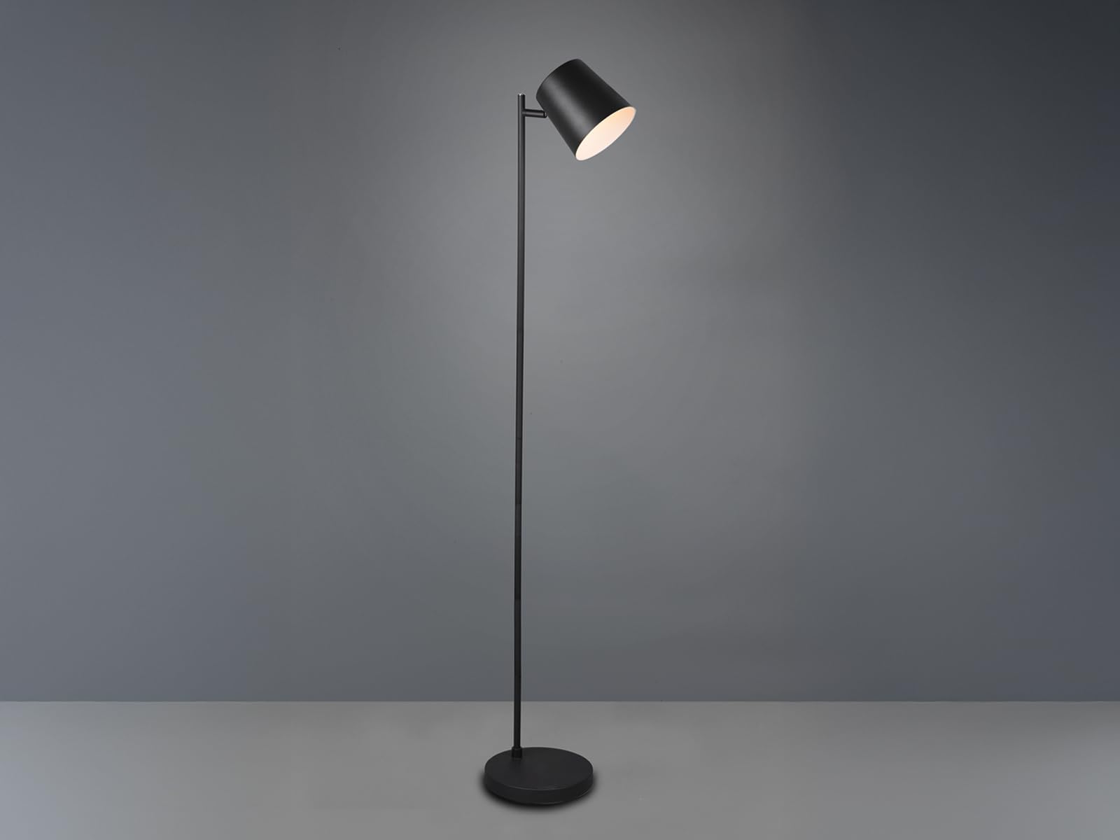 RL LIVE YOUR LIGHT Reality Leuchten LED Stehleuchte Blake R42111132, Metall Schwarz matt, inkl. 4.5 Watt LED, Akkubetrieb, USB Anschluss mit Ladefunktion