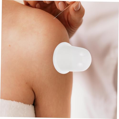 Set de 4 ventosas de silicona para masaje manual con succión al vacío ajustable para terapia de ventosas, liberación miofascial y reducción de celulitis miniatura 5