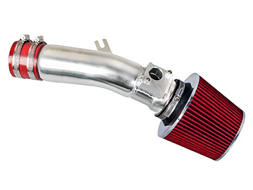 Rtunes Racing Short Air Intake Kit + Filter Combo RED Compatible For 2016-2021 Honda Civic 1.5L (Except Si Model)