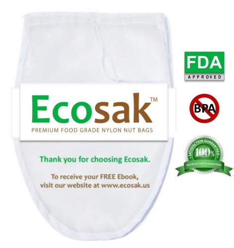 #1 Rated Nut Milk Bag - Premium Food Grade 10