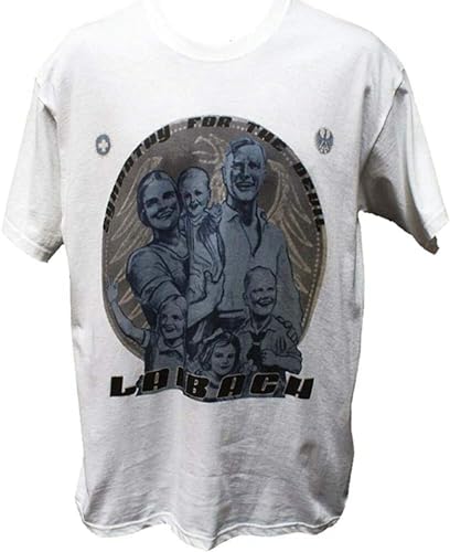 Photo de CHONGSUIXIN Laibach Martial Industrial 242 Men's T-Shirt Metal Front Swans Young Gods Size M