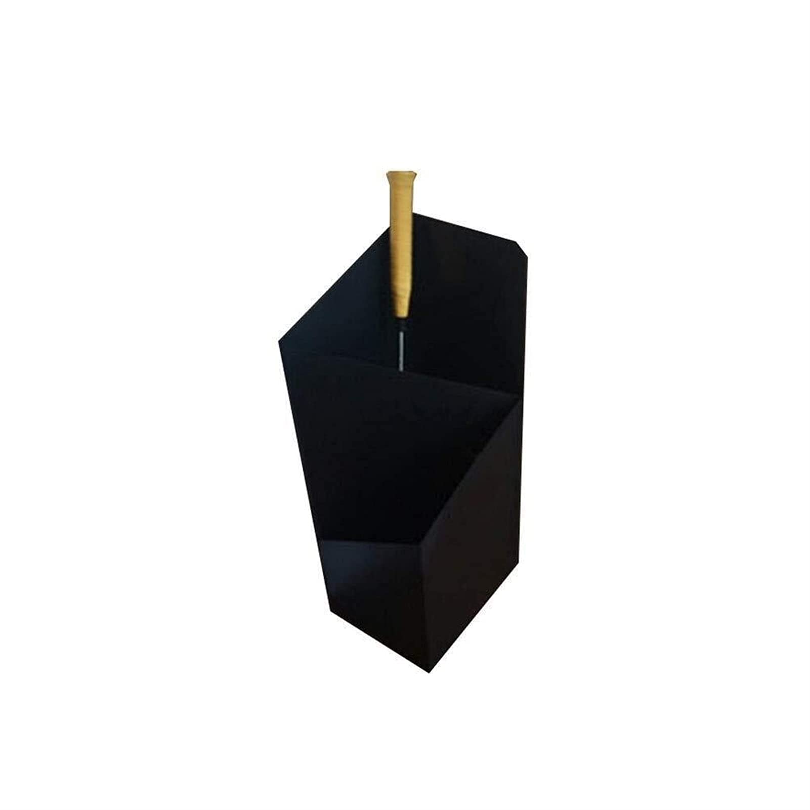 Porte-parapluie noir 25x25x60 cm pour entrée de maison et hôtel