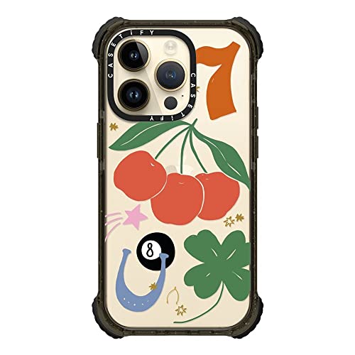 Coque iPhone 14 Pro Casetify Ultra Impact antichoc militaire Lucky