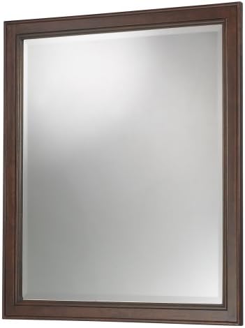 Foremost HANM2832 Foremost Hawthorne Mirror, Dark, Large, Walnut