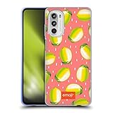 Head Case Designs Officially Licensed Emoji® Lemons Fruits Soft Gel Case Compatible with Motorola Moto G52