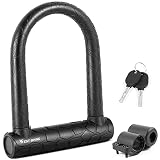 🔐【Prämie Hochleistungs-Fahrradschloss】 Dieses Fahrradschloss wird mit einem 22-mm-Hochleistungsschäkel geliefert, der schneid-, hebel- und bohrfest ist. Das Schloss ist mit einer 5-mm-Silikonhülle versehen und bleibt vor Verschleiß geschützt. Gleichzeitig schützt es Ihr Fahrrad vor Kratzern.