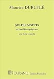 Quatre motets sur des themes gregoriens op. 10 chant