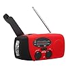 mumisuto Nood-Slanar-handslinger, ABS-handslinger, genereert stroom, solarlading, led-licht, nood-/AM/FM-radio met NOAA-functie