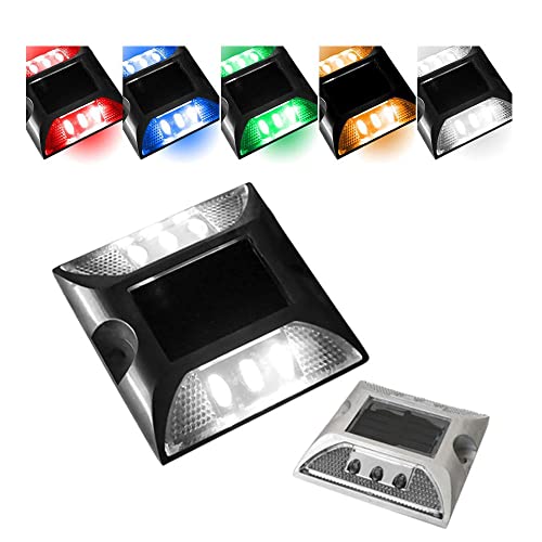 iimono117 道路鋲 ソーラー 自動充電 LED 道路 照明 ポール センターライン 縁石 反射板 視線誘導 合流帯 安全性 路肩鋲 車庫