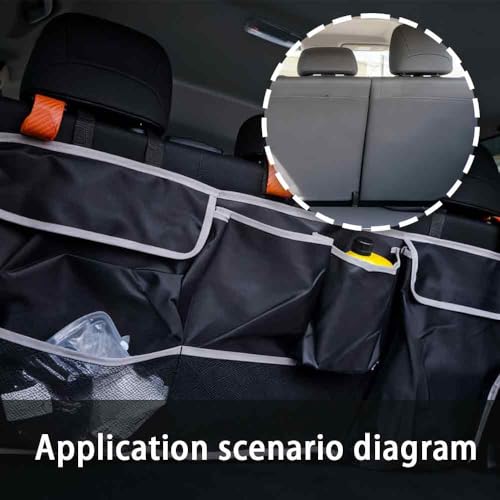 Image of Car Storage Organizer Trunk, Foldable Bin, Box, Tote Organizer, Suitable for Small Cars, Compatible with Jeep, Q5, MPV Etc (Black)