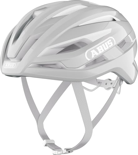 ABUS Casco StormChaser ACE para ciclismo de carretera, casco ligero para ciclismo de competición, cicloturismo y ciclocross, para hombre y mujer, talla L, Pure Grey - imagen 4