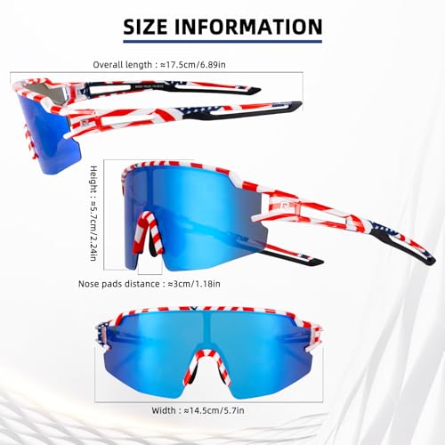 Image of ROCKBROS Polarized Sports Sunglasses Men Women - UV400 Protection Goggle with Myopia Frame for Running Cycling Driving