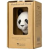 Wildlife Garden Hand Carved Hook Panda