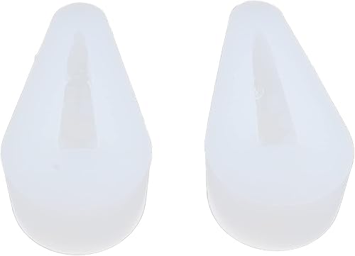 Fdit Colgante de cuervo de silicona con forma de calavera, 2 piezas de cuervo de Halloween, moldes de calavera brillante para proyectos de resina