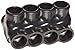 Morris Products 97647 Multi-Cable Connector, Insulated, Dual Entry, Black, 7 Ports, 250-6 Wire Range, 5/16" Allen Hex 7 Ports, 250-6 Wire Range, 5/16" Allen Hex, 2-Pack