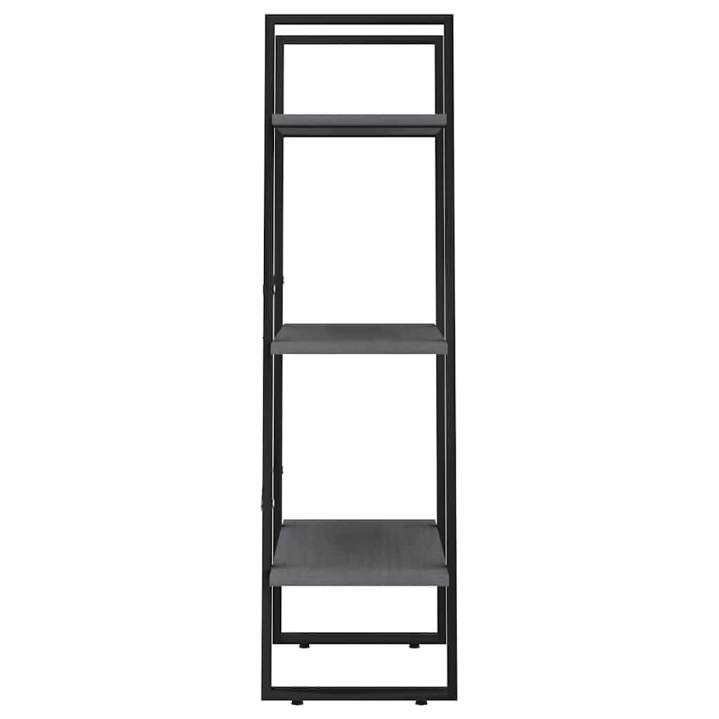 Hothingwell Scaffale portaoggetti grigio 60 x 30 x 105 cm in legno di pino