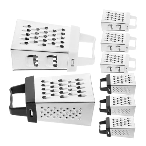 Rallador de Queso de Acero Inoxidable 8 Piezas Multiusos miniatura 1